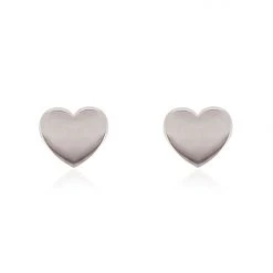 Linda Tahija Micro Heart SS Stud Earrings Accessories