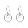 Linda Tahija Heart Halo SS Earrings Accessories