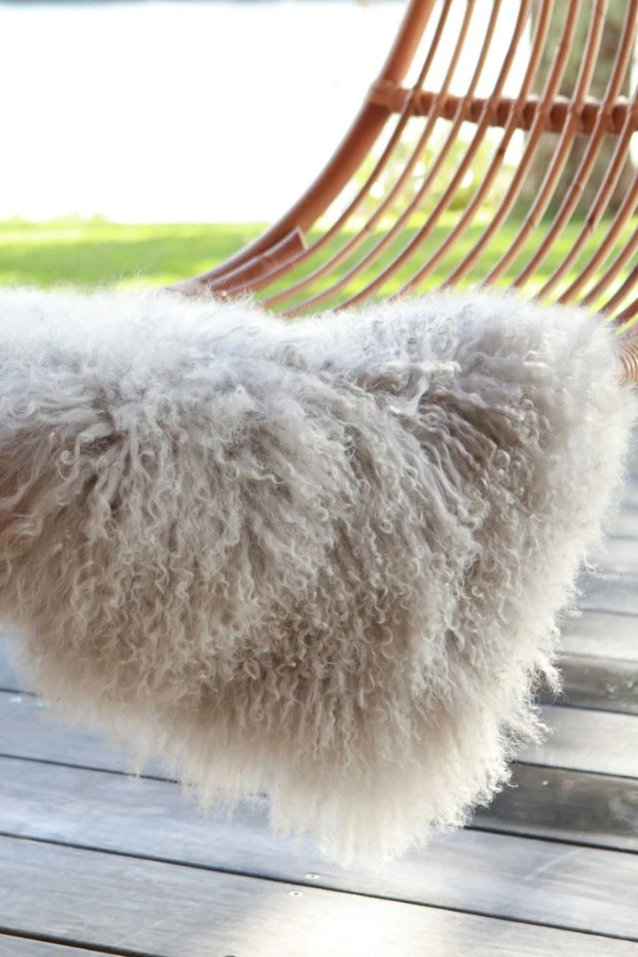 Home Lab Tibetan Lamb Fur Rug Fawn 60 X 90cm 4 Home Lab Tibetan Lamb Fur Rug Fawn 60 X 90cm