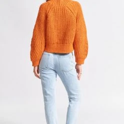 We Are The Others The Chunky Orange Knit Fashion