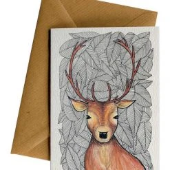 Little Difference Deer Greeting Card