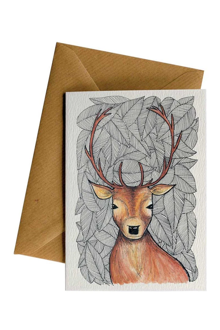 Little Difference Deer Greeting Card 3 Little Difference Deer Greeting Card