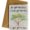 Little Difference Gifts For Her I Got You A Tree Greeting Card