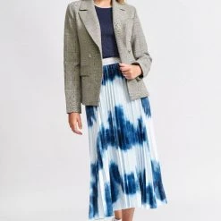 We Are The Others Fashion The Blue Check Fitted Blazer