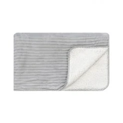 Kerridge Cord Sherpa Glacier Grey Throw