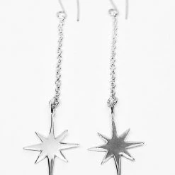 Audrey Loves Ruby Starburst Drop Earrings