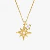 Lindi Kingi Single Star Necklace With Embellishment 2 Lindi Kingi Single Star Necklace With Embellishment
