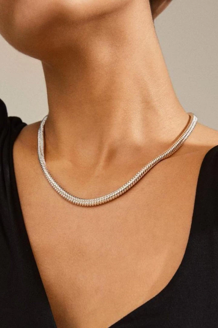 Pilgrim Accessories Belief Bar Hook Silver Chain Necklace 4 Pilgrim Accessories Belief Bar Hook Silver Chain Necklace