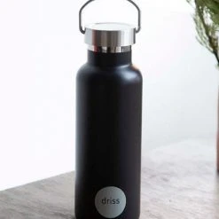Porter Green Stainless Steel Trondheim Black Grey Drink Bottle Gifts For Her