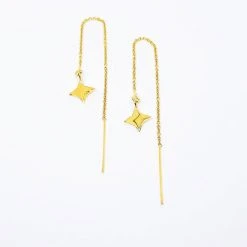 Audrey Loves Ruby Accessories Square Star Thread Earrings 7 Audrey Loves Ruby Accessories Square Star Thread Earrings
