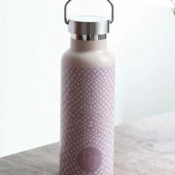Porter Green Gifts For Her Stainless Steel Kakamas Taupe Pink Reptile Drink Bottle