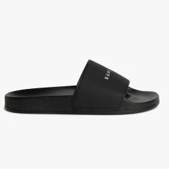 Accessories 1908 Black Superga Logo Slides