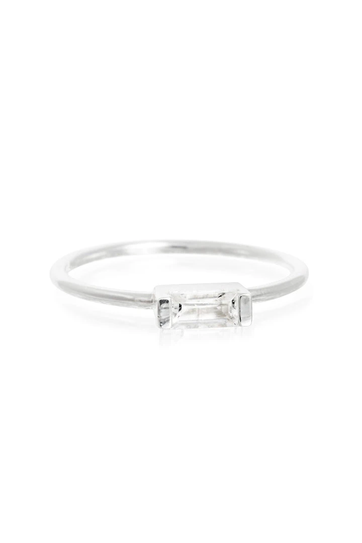 Lindi Kingi Deluxe Halo Baguette Ring 3 Lindi Kingi Deluxe Halo Baguette Ring