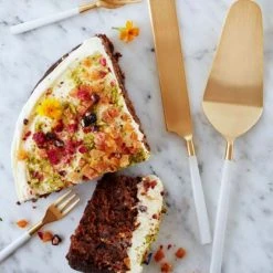 Nel Lusso Bianco Cake + Knife Set Gift The Hostest With The Mostest