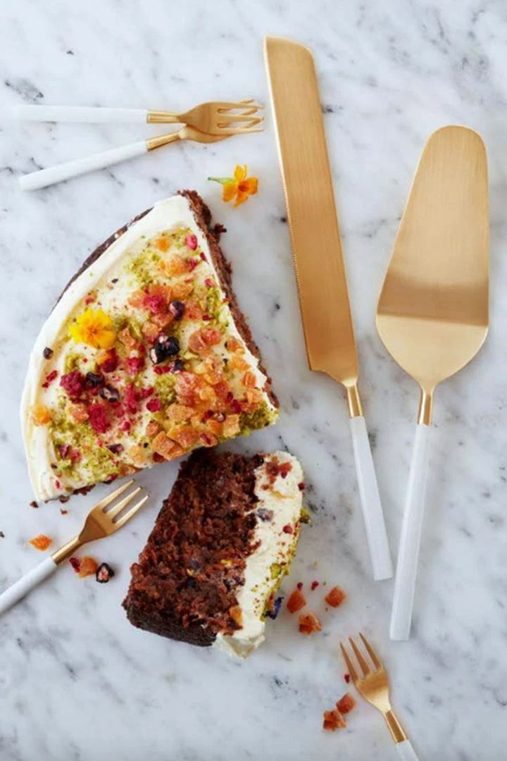 Nel Lusso Bianco Cake + Knife Set Gift The Hostest With The Mostest 4 Nel Lusso Bianco Cake + Knife Set Gift The Hostest With The Mostest