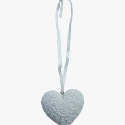 Alison's Acquisitions Rose Heart White Small 4cm