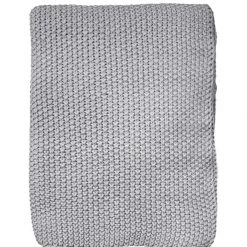 Mulberi Milford Moss Stitch Concrete Cotton Throw