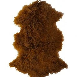 Mulberi Meru Tibetan Cassia Bark Lamb Skin 60x90cm Cushion, Throws & Linen