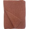 Mulberi Milford Moss Stitch Muted Clay Cotton Throw