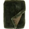 Baya Pele Seaweed Faux Fur Throw 125x150cm Cushion, Throws & Linen
