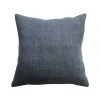Mulberi Cushion, Throws & Linen Indira Linen Cushion With Feather Inner French Navy 55x55cm