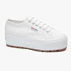 Superga 2790 Tank White Canvas Sneaker Accessories