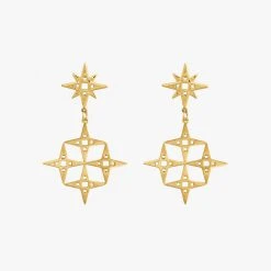 Lindi Kingi Hanging Constellation Earrings Accessories