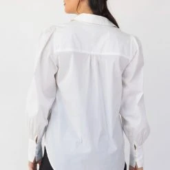 Among The Brave Fashion Champion White Cotton LS Puff Sleeve Shirt 11 Among The Brave Fashion Champion White Cotton LS Puff Sleeve Shirt