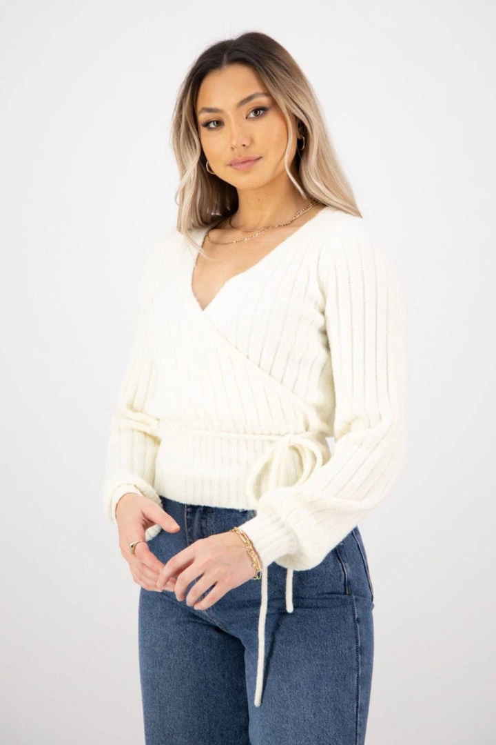 Among The Brave Fashion Honest Ivory Soft Ballerina Cross Over Knit 5 Among The Brave Fashion Honest Ivory Soft Ballerina Cross Over Knit