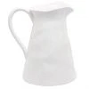 French Country Large White Pitcher Primitif Table & Kitchen