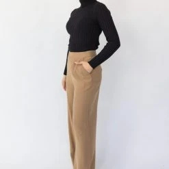 Among The Brave Phenomenal Black Rib Knit Turtleneck