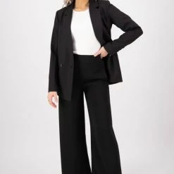 Ivy + Jack Favourite Black Crepe Wide Leg Pant
