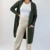 Among The Brave Secure Dark Khaki Longline Cardigan Fashion 1 Among The Brave Secure Dark Khaki Longline Cardigan Fashion
