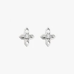 Lindi Kingi Accessories Tiny Cross Stud Earring
