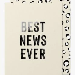 Made Paper Co Gifts For Her Best News Ever Ivory Greeting Card