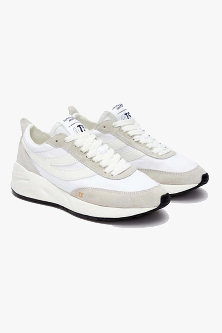 Superga 4089 White 9TS Recycled Nylon Suede Trim Trainers Suit Separates 4 Superga 4089 White 9TS Recycled Nylon Suede Trim Trainers Suit Separates