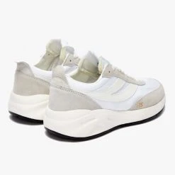 Superga 4089 White 9TS Recycled Nylon Suede Trim Trainers Suit Separates 9 Superga 4089 White 9TS Recycled Nylon Suede Trim Trainers Suit Separates