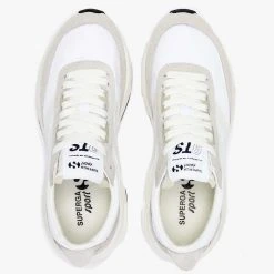 Superga 4089 White 9TS Recycled Nylon Suede Trim Trainers Suit Separates 8 Superga 4089 White 9TS Recycled Nylon Suede Trim Trainers Suit Separates