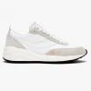 Superga 4089 White 9TS Recycled Nylon Suede Trim Trainers Suit Separates