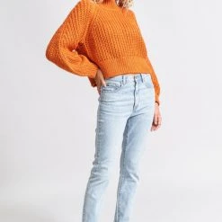 We Are The Others The Chunky Orange Knit Fashion