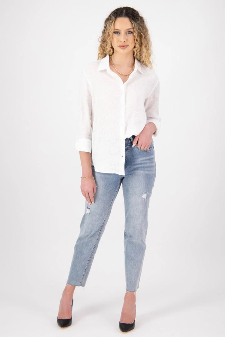 Ivy + Jack Ultimate White Linen Shirt 4 Ivy + Jack Ultimate White Linen Shirt