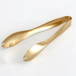 Nel Lusso Cariso Large Gold Serving Tong