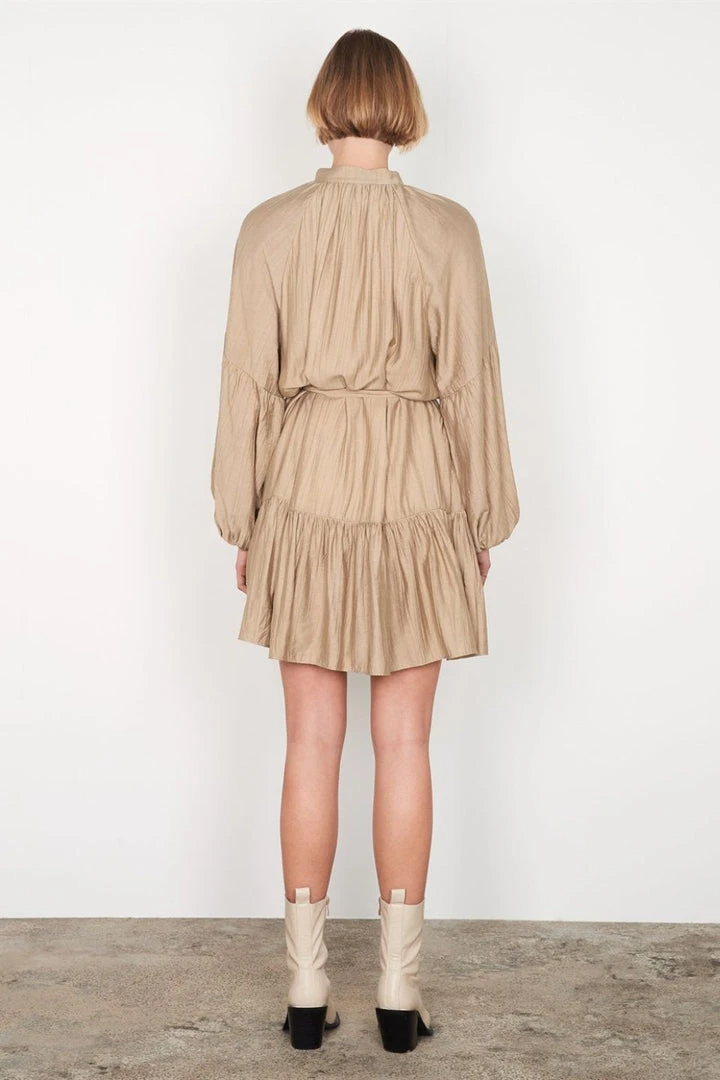 Esmaee Stage Pistachio LS Button Mini Dress 6 Esmaee Stage Pistachio LS Button Mini Dress