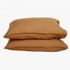 Home Lab Cushion, Throws & Linen 100% French Linen Pillowcase Pair Ginger 1 Home Lab Cushion, Throws & Linen 100% French Linen Pillowcase Pair Ginger