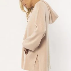 Amuse Society Maxwell Mushroom Knit Hoodie Fashion