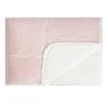 Kerridge Grid Rose Smoke Sherpa Fleece Throw 130x170cm 1 Kerridge Grid Rose Smoke Sherpa Fleece Throw 130x170cm
