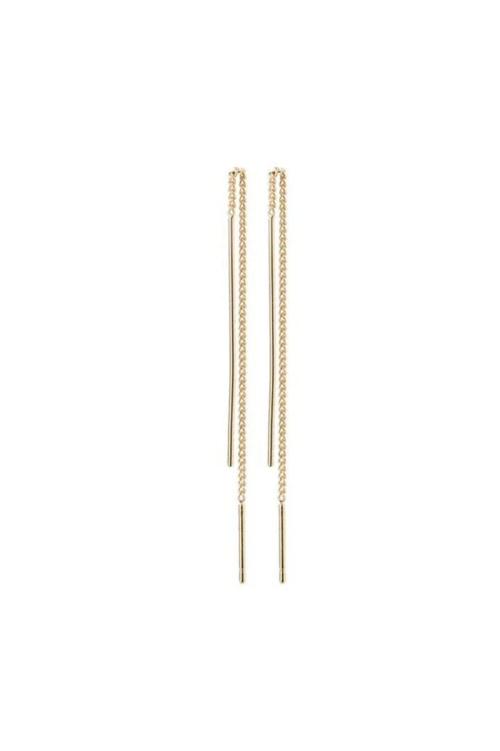 Pilgrim Accessories Tahoe Thread Bar Earrings Gold 3 Pilgrim Accessories Tahoe Thread Bar Earrings Gold