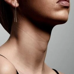 Pilgrim Accessories Tahoe Thread Bar Earrings Gold