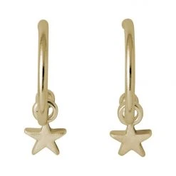 Pilgrim Ava Hoop Star Earring