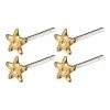 Pilgrim Accessories Regina Mini Star Stud Gold Earrings Two Pack